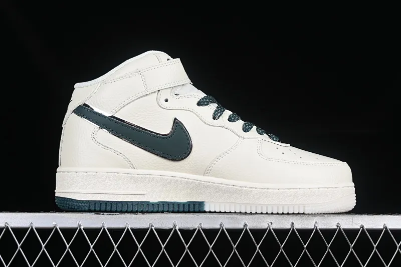 All categories Nk Air Force 1 Air Force series Nk Air Force 1 Mid Air Force mid-top Nk Air Force 1'07 Mid Beige and green two-color bottom Starry Air Force One mid-top casual sneakers XL0236-235